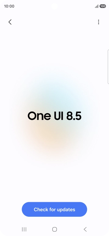 Press Check for updates. If a new software version is available, it's displayed. Follow the instructions on the screen to update the phone software.