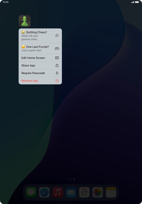 Press Require Passcode.