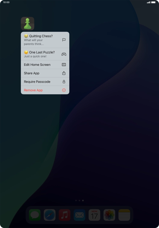 Press Require Passcode.