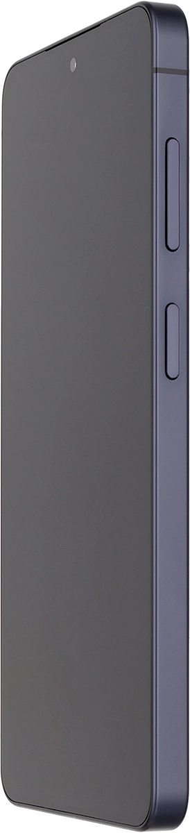 Simultaneously, press the Side key and the lower part of the Volume key and keep them both pressed until your phone restarts.