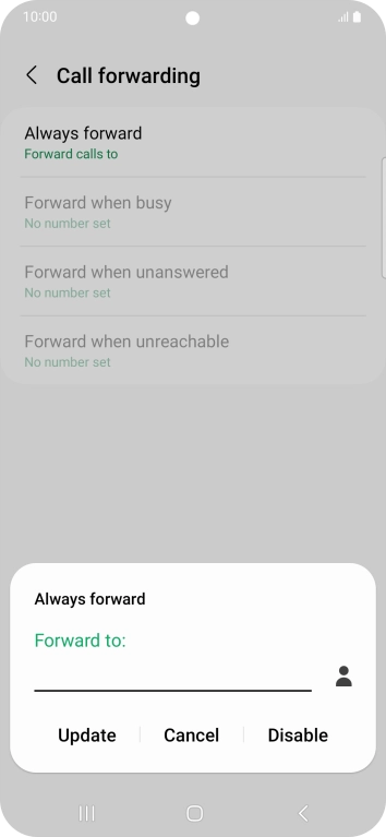 Press Disable.