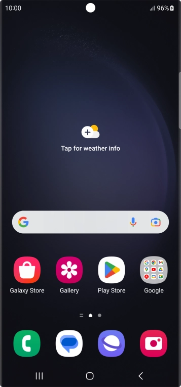 When the battery charging icon is displayed, charging is in progress.