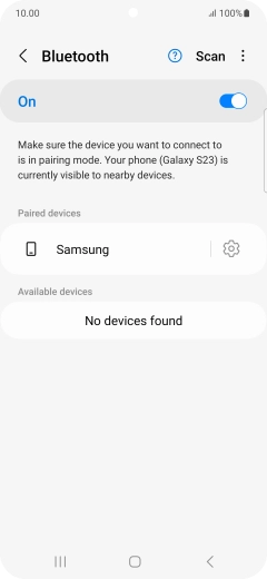 Press the Home key to return to the home screen.