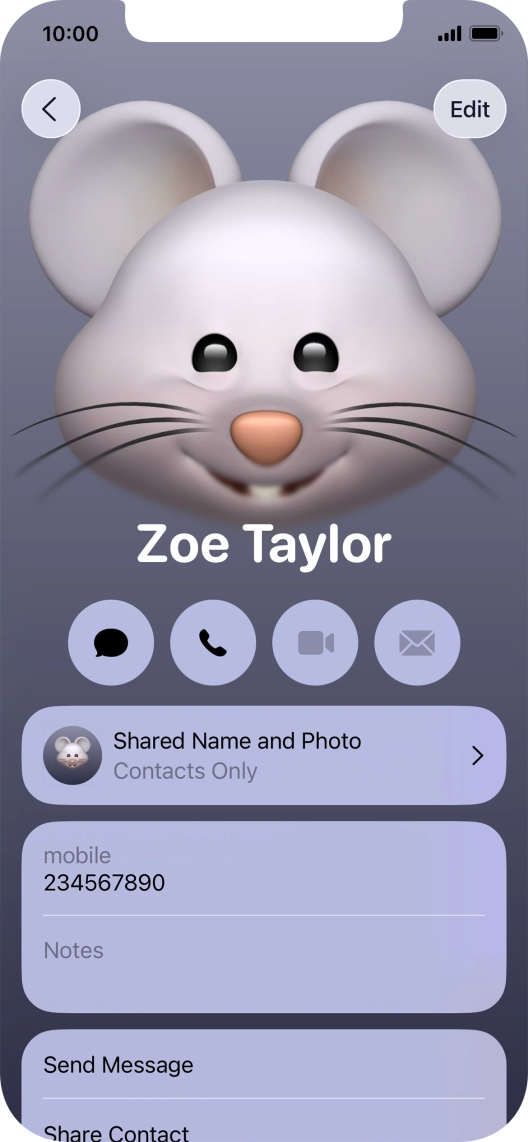 Slide your finger upwards starting from the bottom of the screen to return to the home screen.