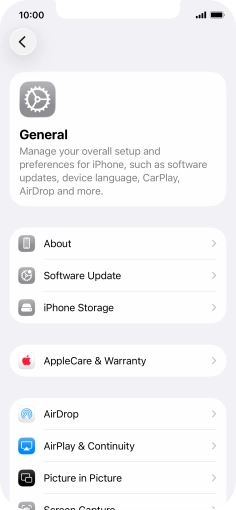 Press Software Update. If a new software version is available, it's displayed. Follow the instructions on the screen to update the phone software.