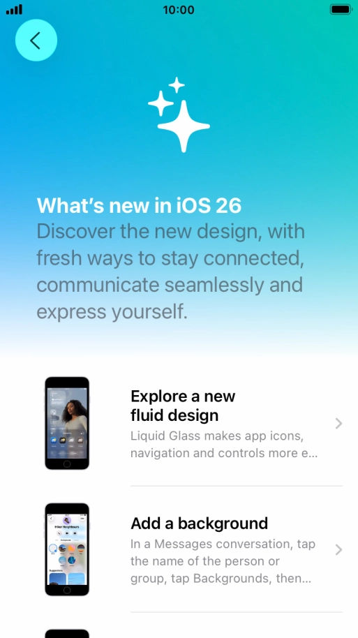 Press the Home key to return to the home screen.