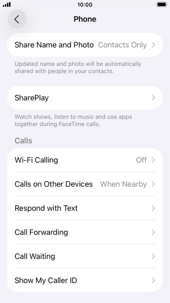 Press Show My Caller ID.