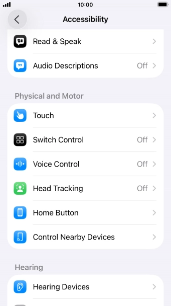 Press the required category below 