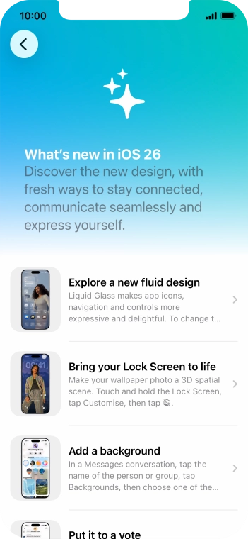 Slide your finger upwards starting from the bottom of the screen to return to the home screen.