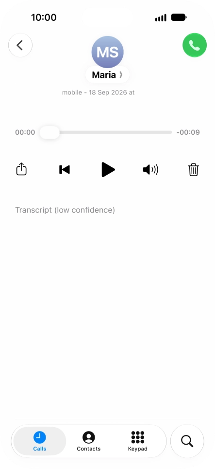 Press the play icon.