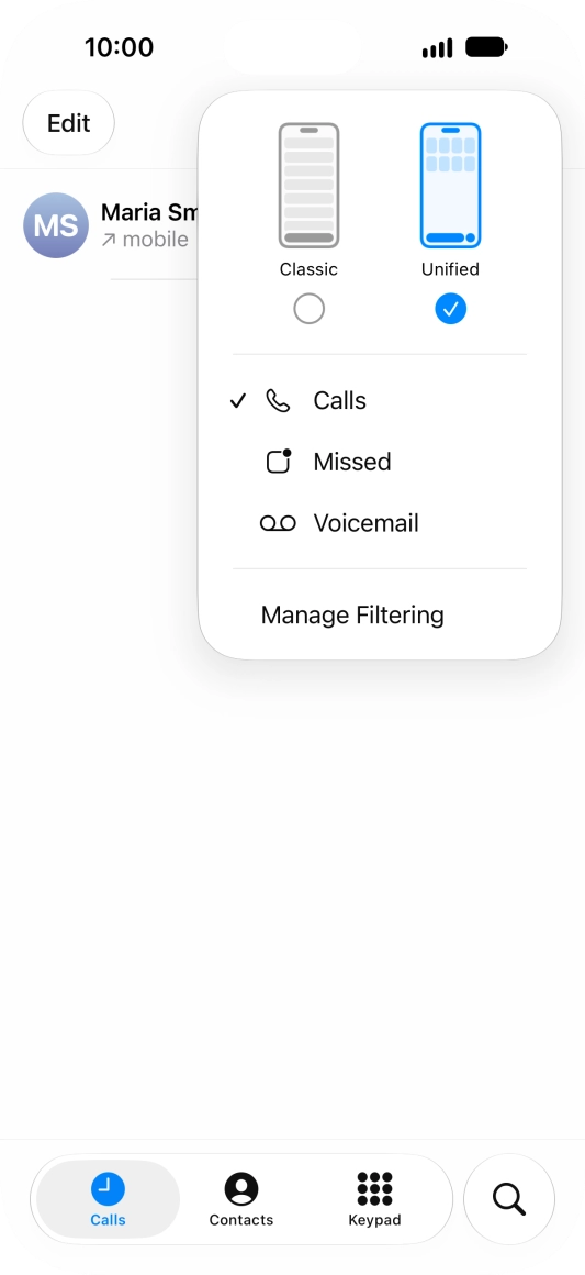 Press Voicemail.
