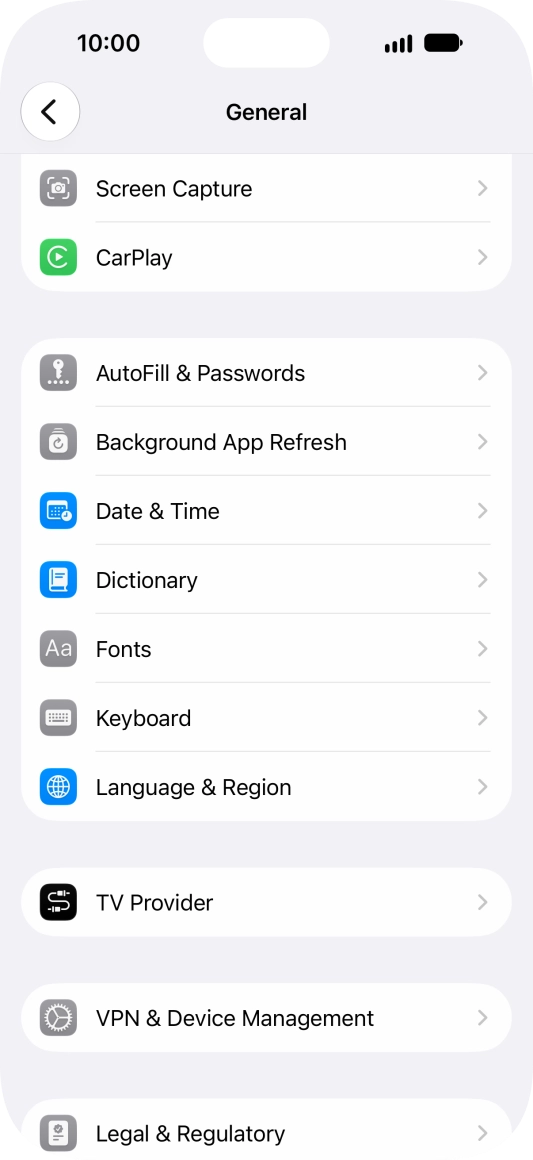 Press Background App Refresh.