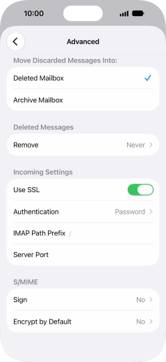 Press Authentication.