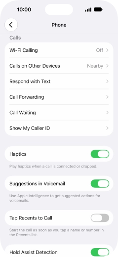 Press Wi-Fi Calling.