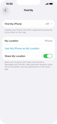 Press Find My iPhone.