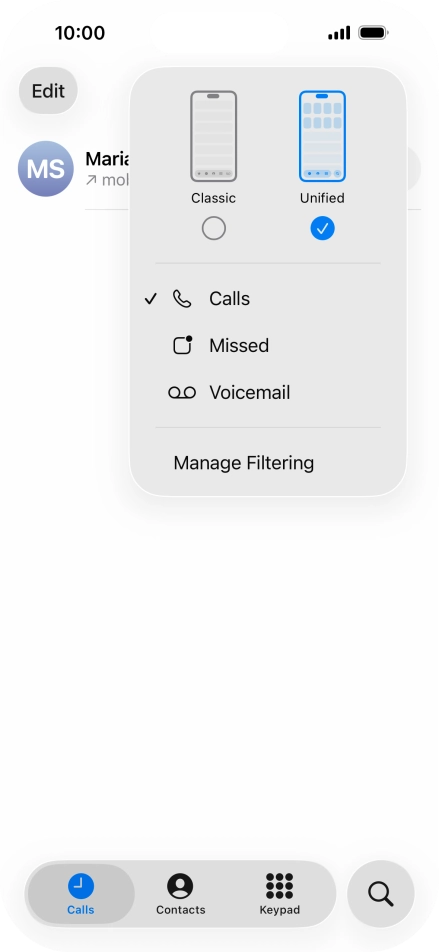 Press Voicemail.