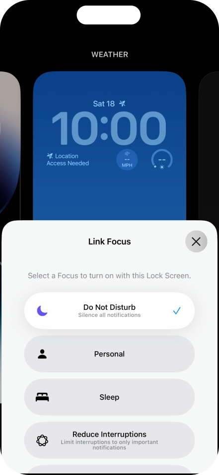 Press the close icon.