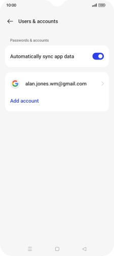 Press Add account.