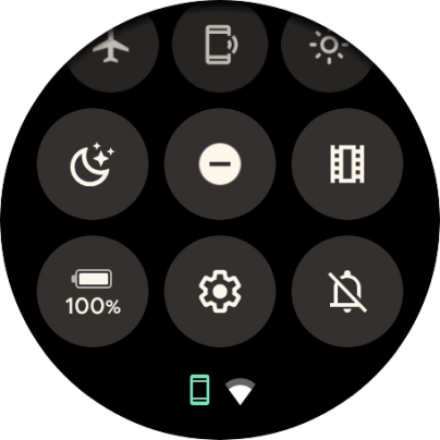 Press the settings icon.
