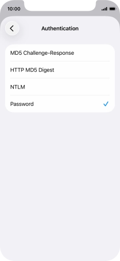 Press Password.