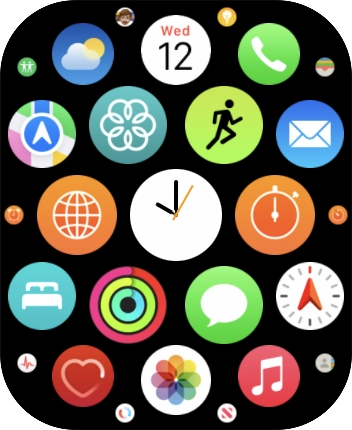 Press the Activity icon.