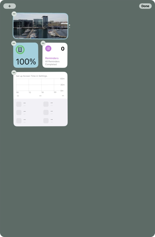Press the add icon.