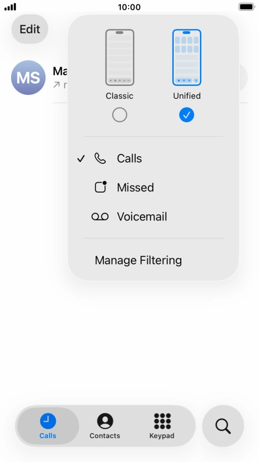 Press Voicemail.
