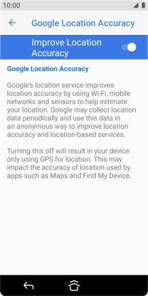 If you press the indicator next to 