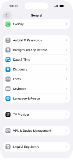 Press Background App Refresh.