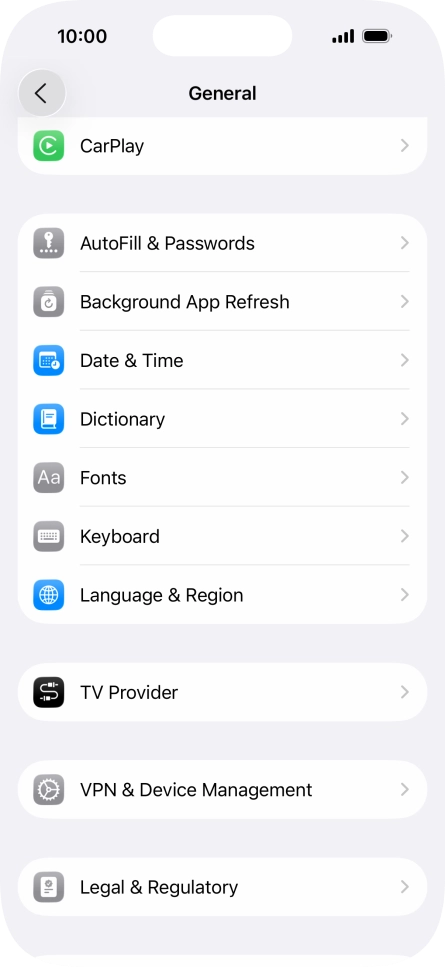 Press Background App Refresh.