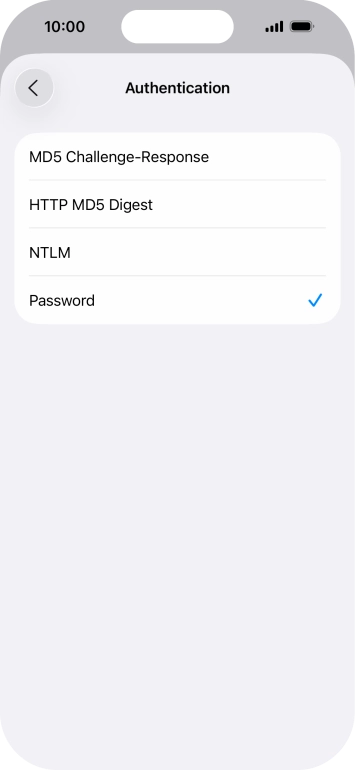 Press Password.