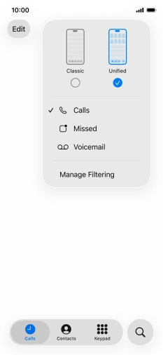 Press Voicemail.
