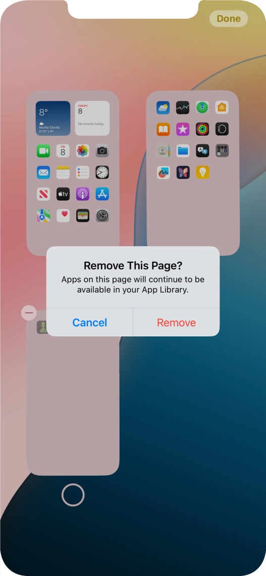 Press Remove.