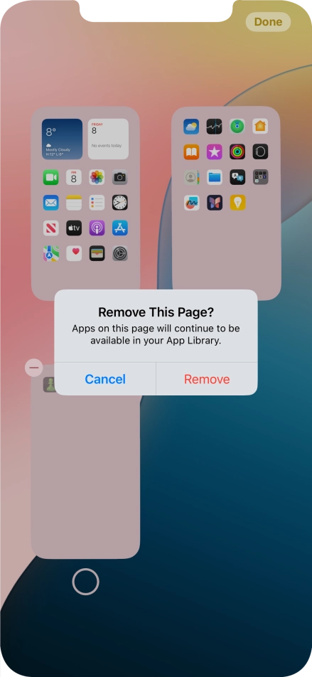 Press Remove.