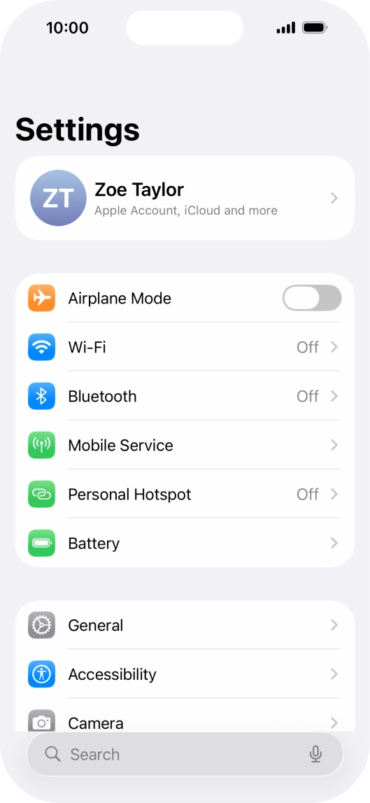 Press Wi-Fi.