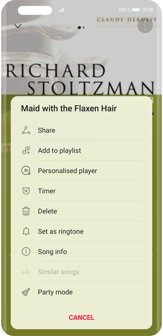 Press Add to playlist.