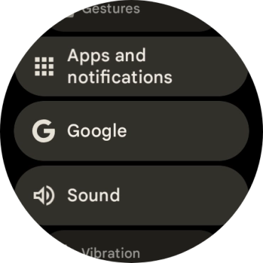 Press Google.