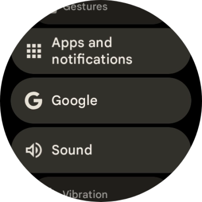 Press Google.