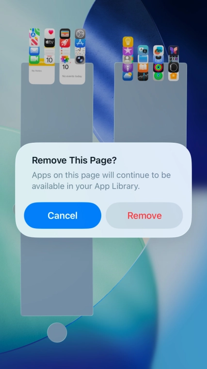 Press Remove.