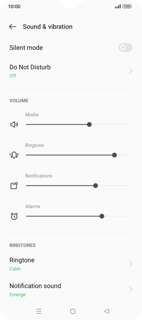 Press Ringtone.