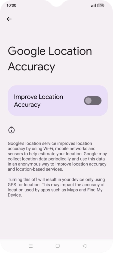 If you press the indicator next to 
