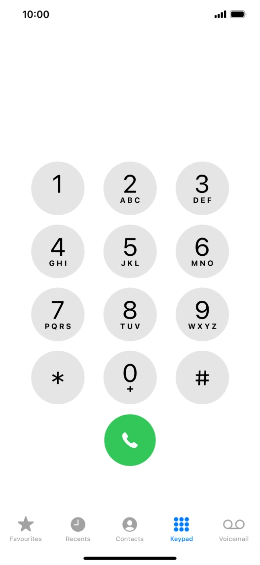 Press Keypad.