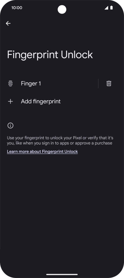 Press arrow left.