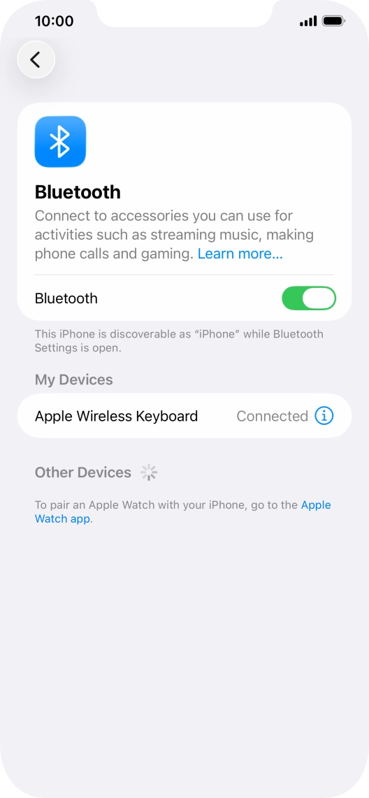 Slide your finger upwards starting from the bottom of the screen to return to the home screen.