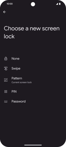 Press None.