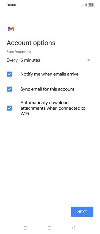 Press the drop down list below 