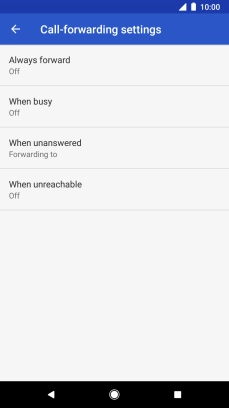 Press the Home key to return to the home screen.