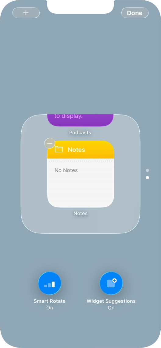 Press Smart Rotate to turn the function on or off.