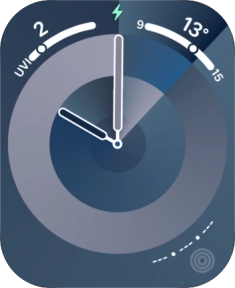 When the battery charging icon is displayed, charging is in progress.