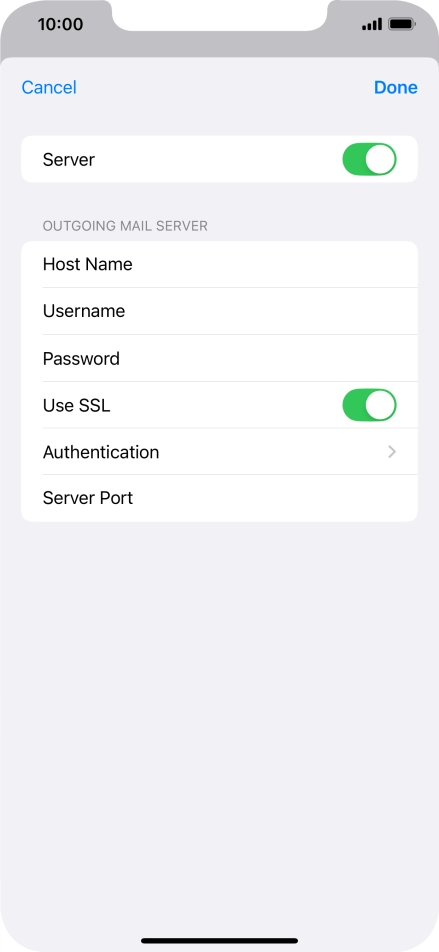 Press Authentication.